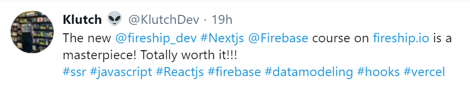 The new fireship Nextjs Firebase is a masterpiece! Totally worth it