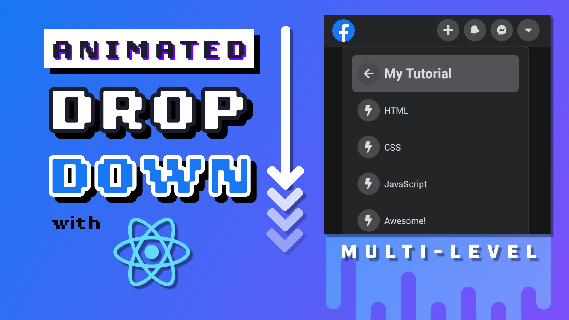 Multi Level Dropdown Menu With React