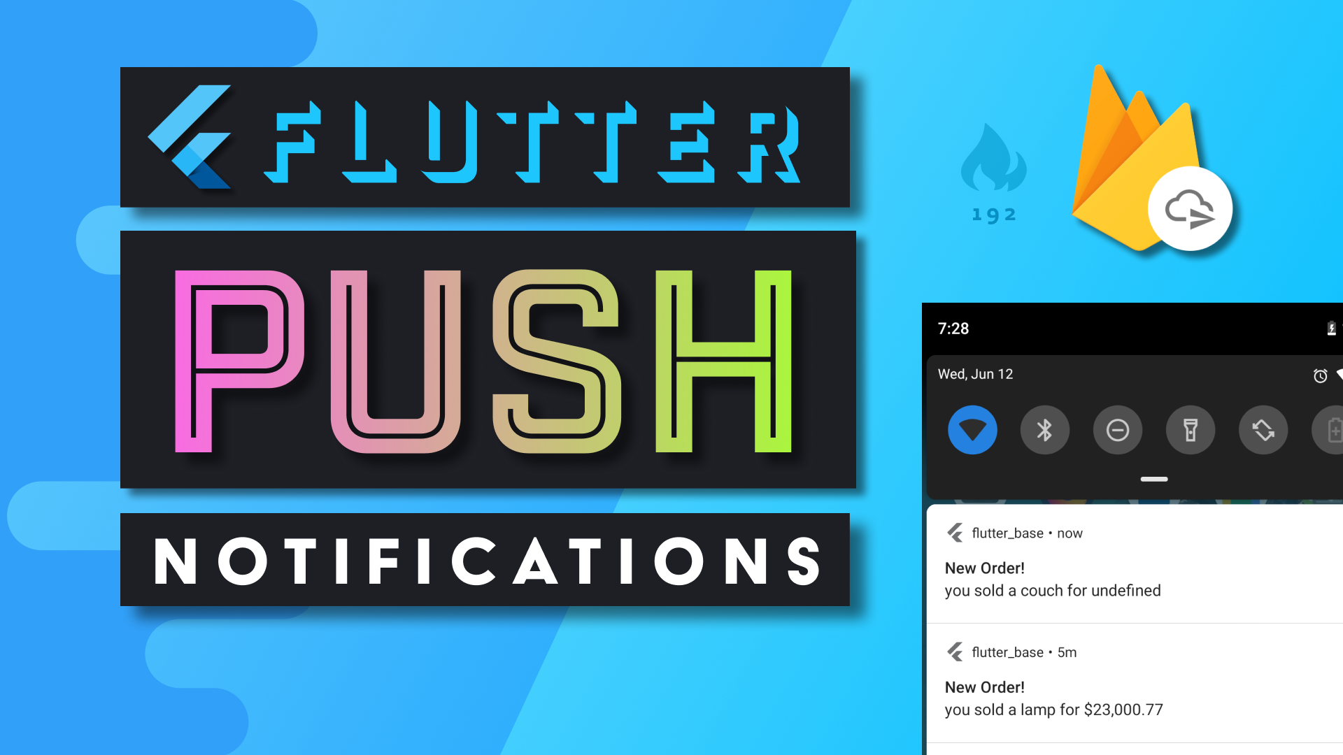 FCM Push Notifications for Flutter