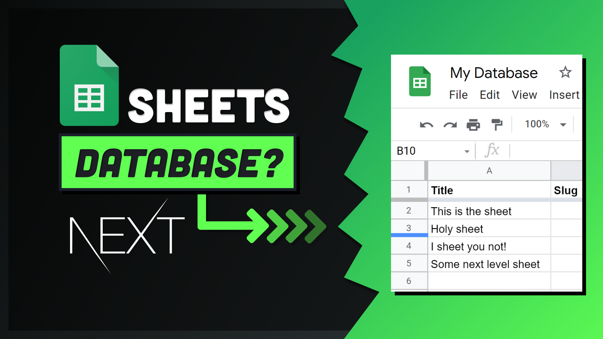 google-sheets-as-a-database