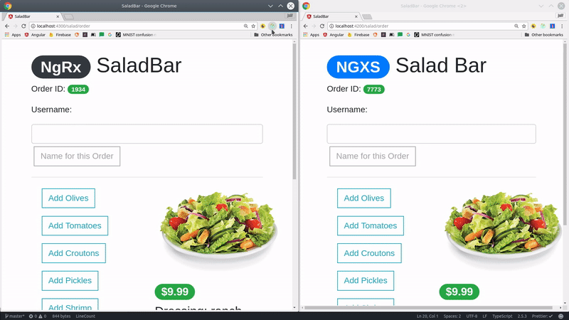 Comparison of NgRx and NGXS for Angular State Management
