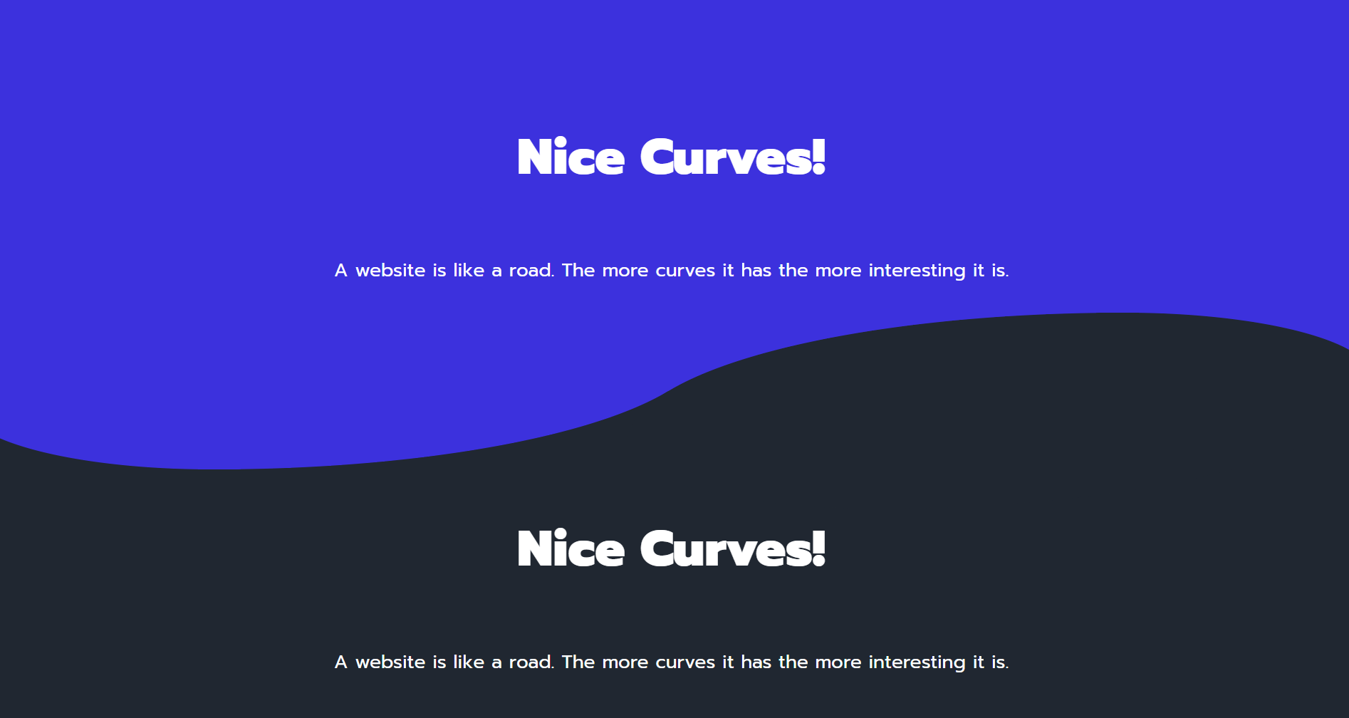 Wavy Backgrounds with CSS & SVG