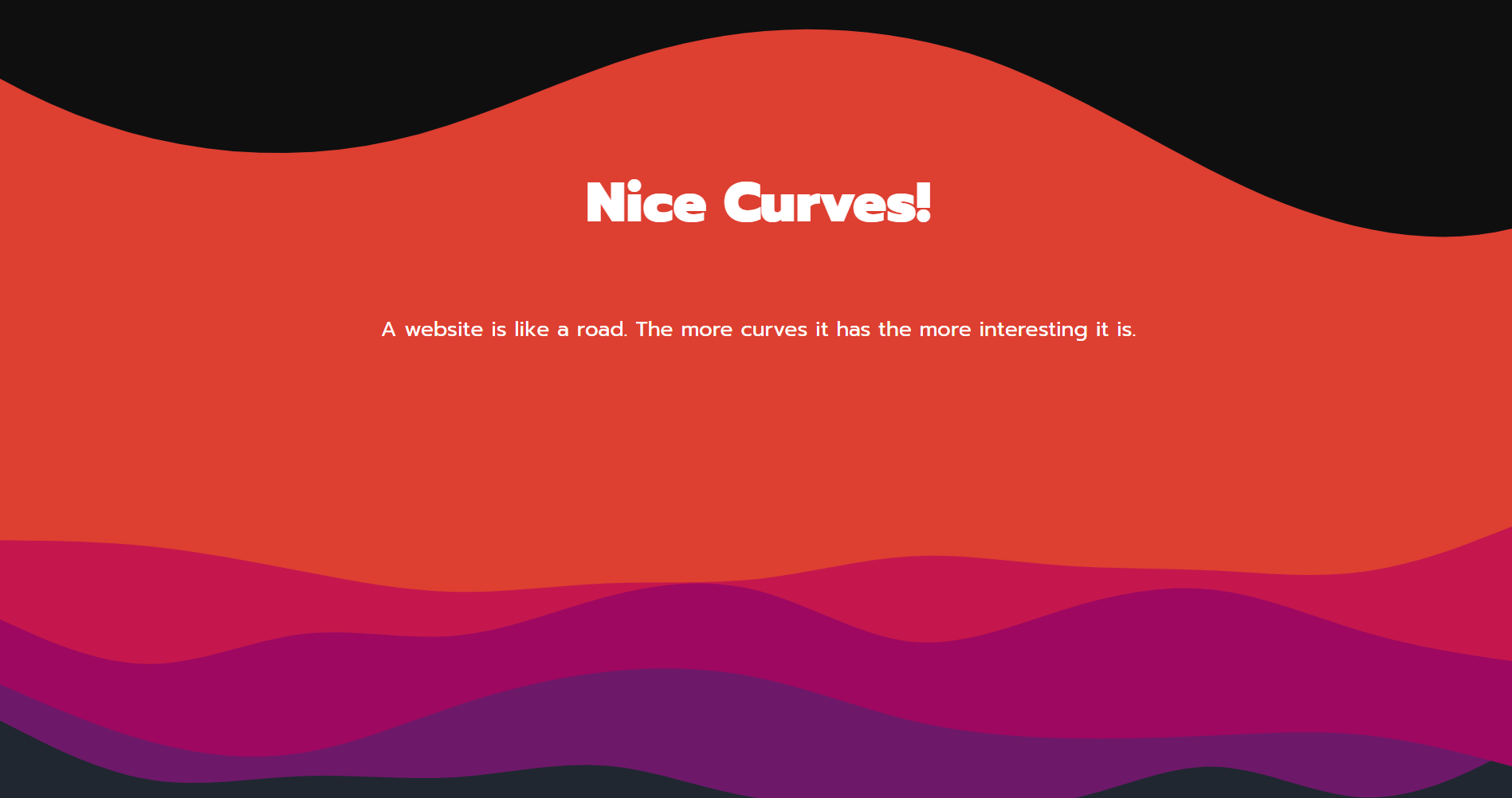 Wavy Backgrounds with CSS & SVG